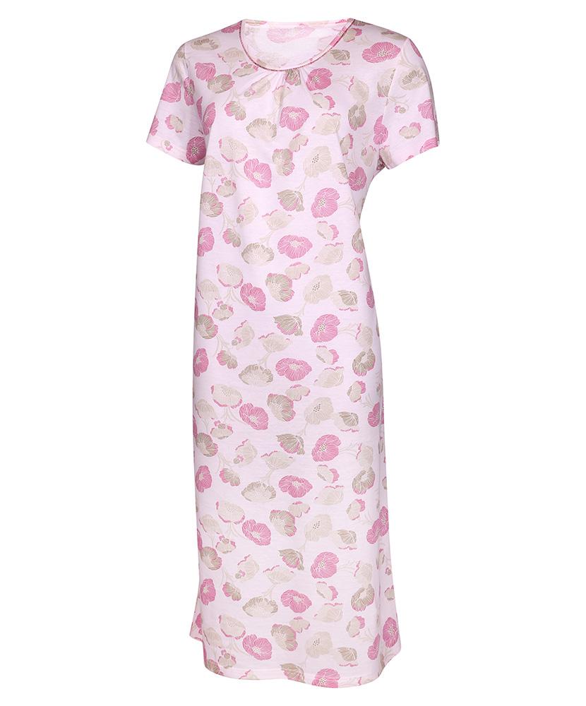 Dámská noční košile Líba K růžovo-béžový květ - doprava od 60 Kč + dárek zdarma