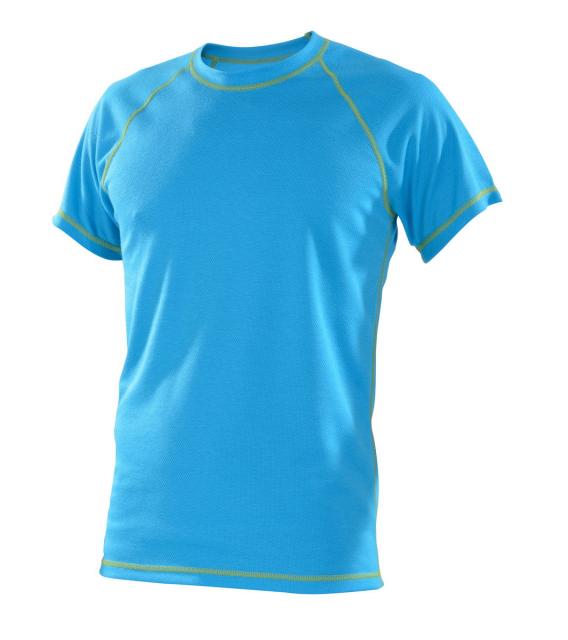 Pánské tričko krátký rukáv Coolbest tyrkys - doprava od 60 Kč + dárek zdarma