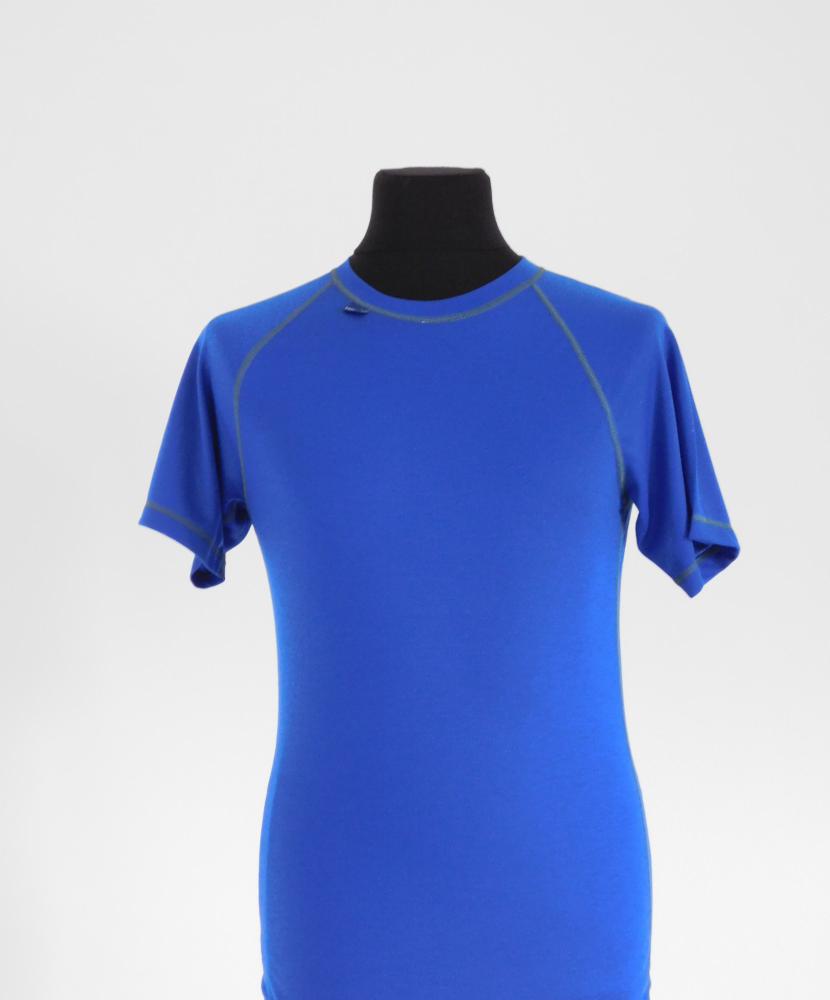 Pánské tričko krátký rukáv Coolbest středně modrá - doprava od 60 Kč + dárek zdarma