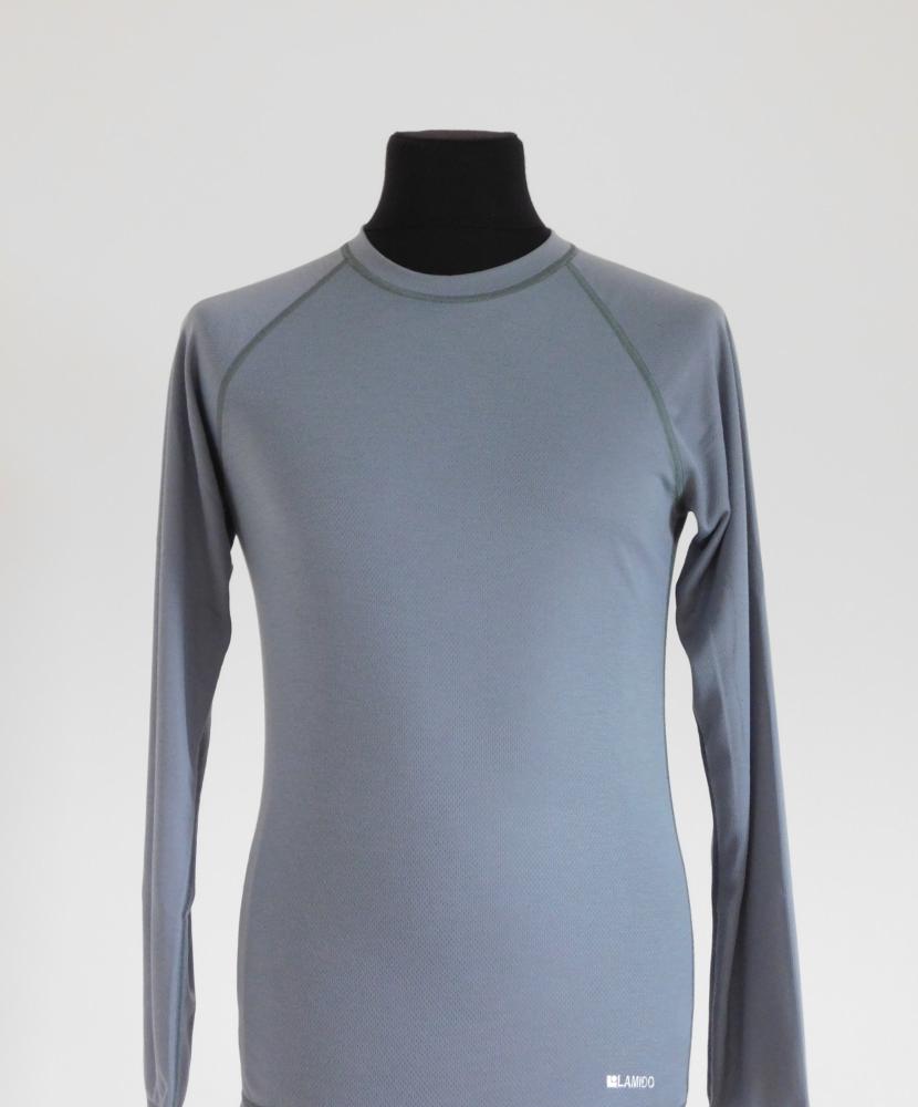 Pánské tričko dlouhý rukáv Coolbest šedá - doprava od 60 Kč + dárek zdarma