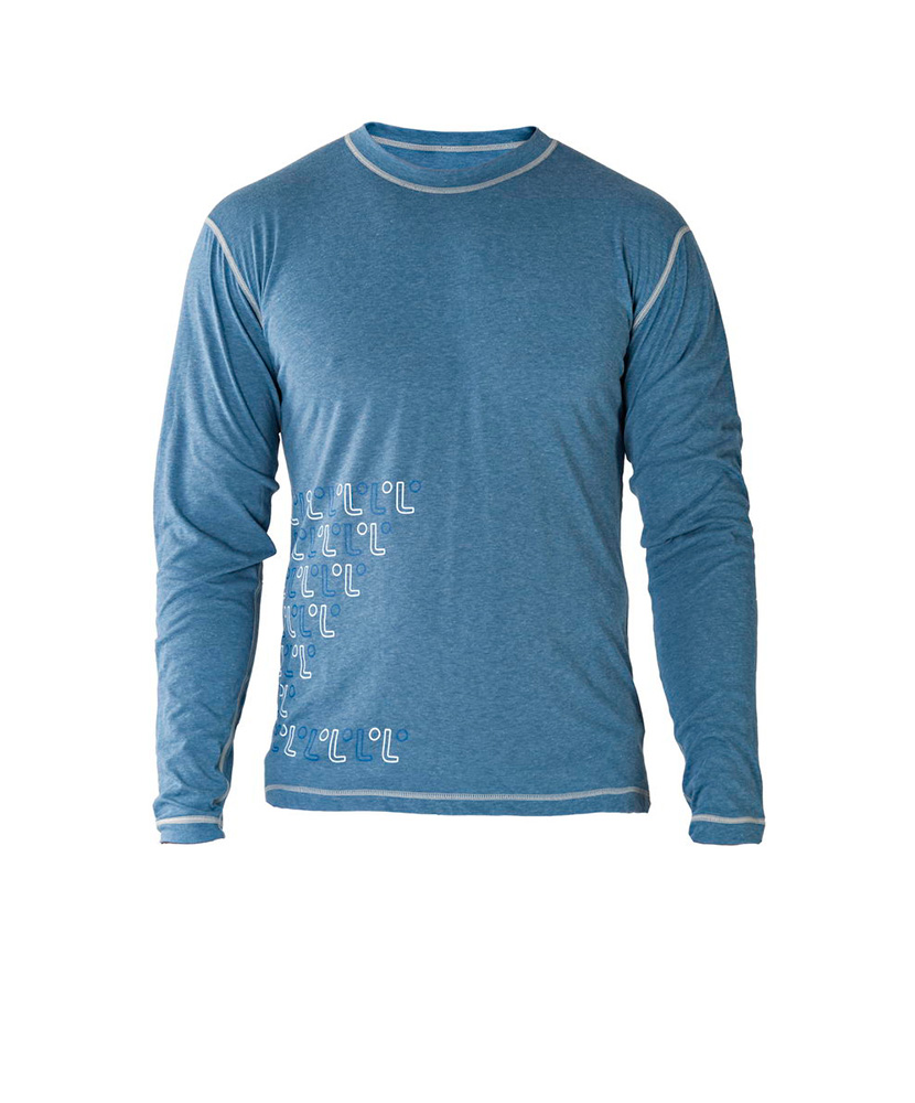 Pánské tričko dlouhý rukáv Freshguard modrá-logo - doprava od 60 Kč + dárek zdarma