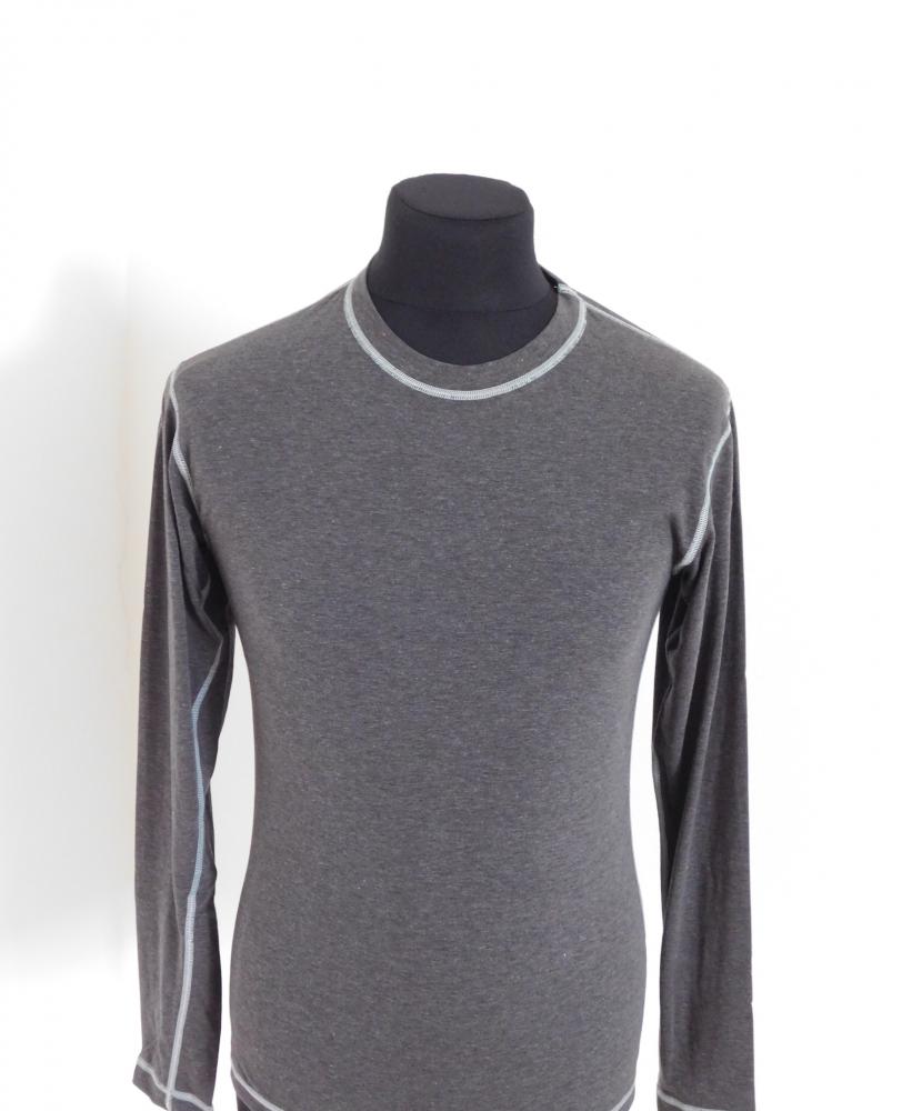 Pánské tričko dlouhý rukáv Freshguard šedá-bez loga - doprava od 60 Kč + dárek zdarma